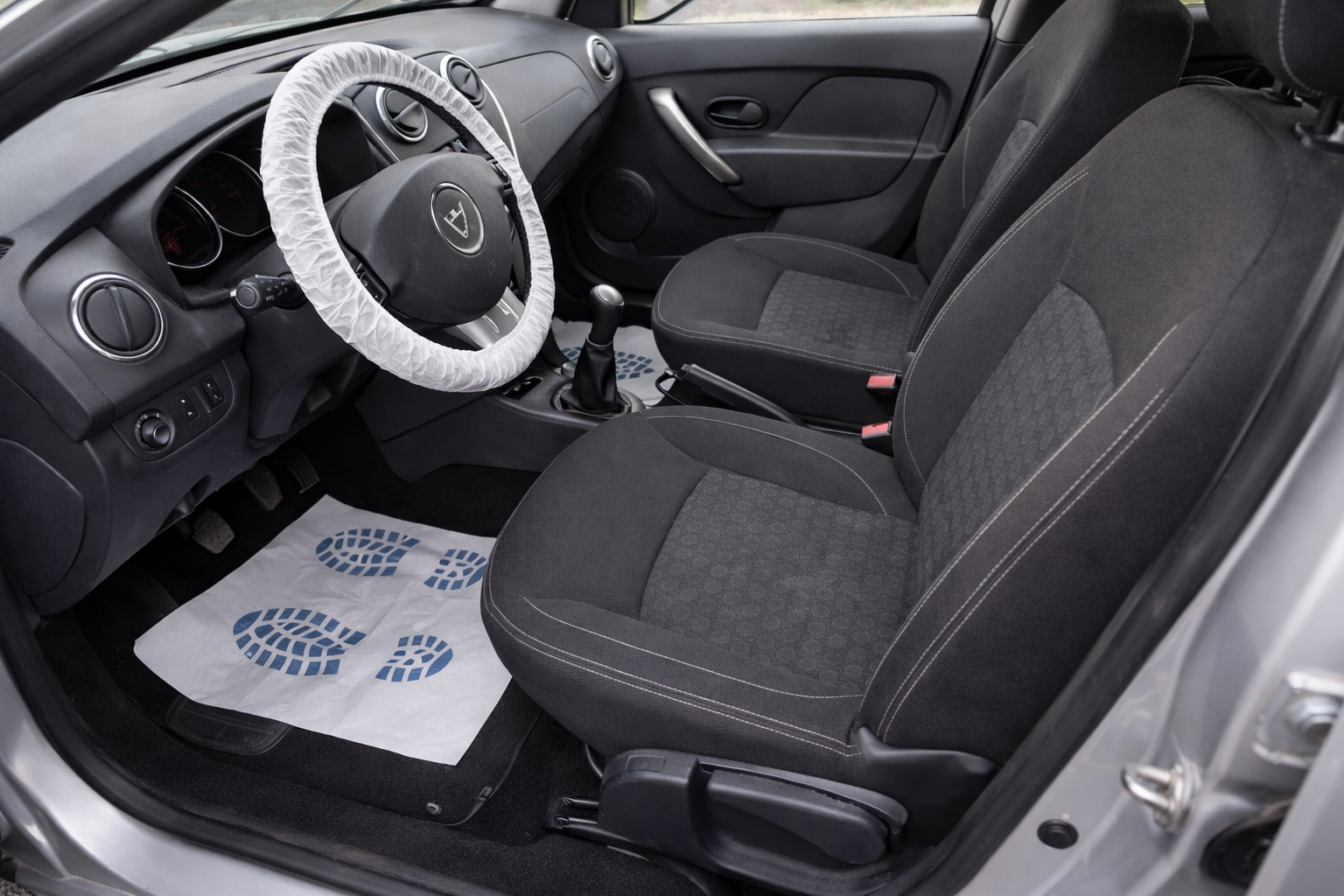 Après : véhicule nettoyé