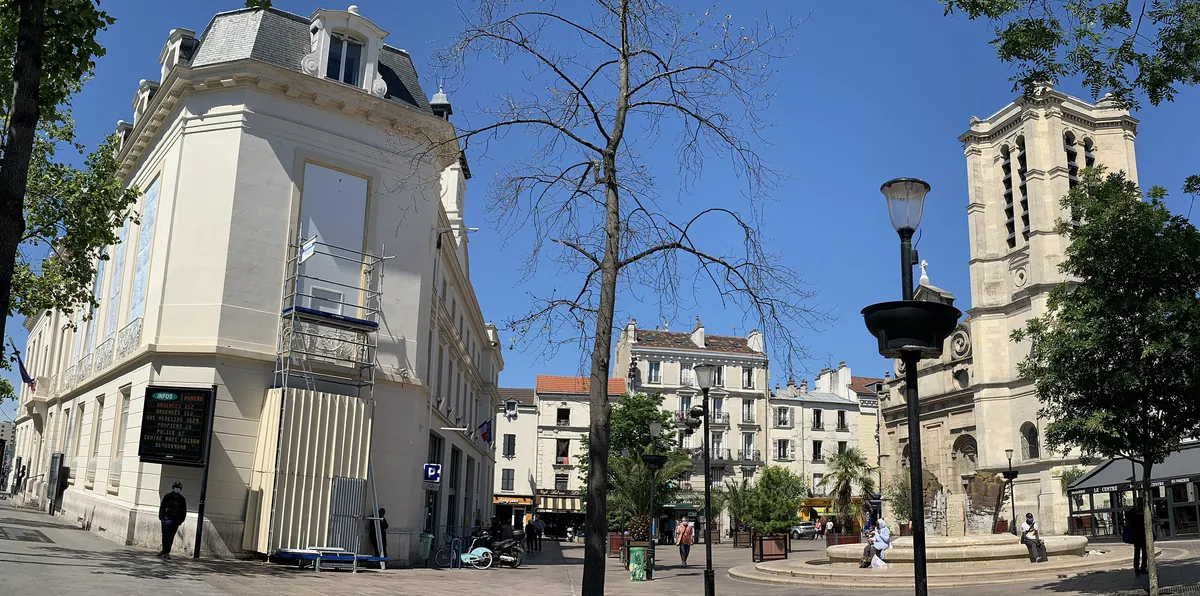 Vue d'Aubervilliers (93)