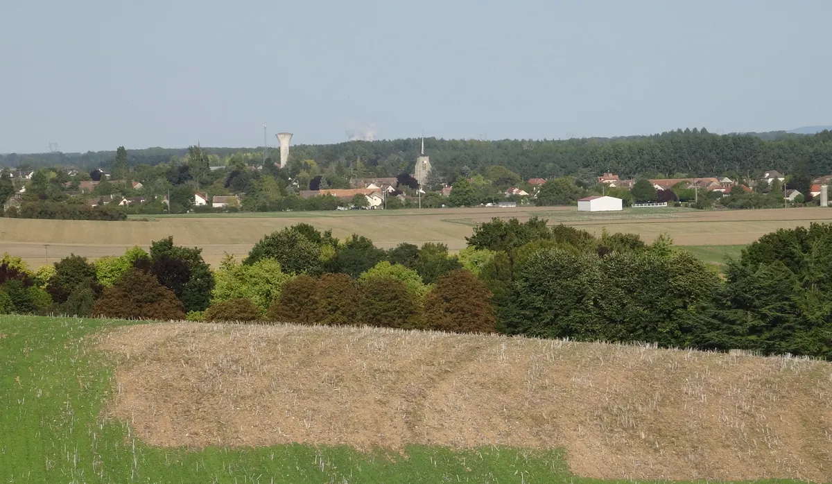 Vue de Châtenay-sur-Seine (77)